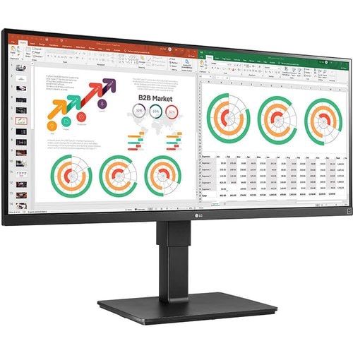 34IN 3440X1440 LCD ULTRAWIDE HDMI DP HGHT TLT HDR10 SPK VESA100