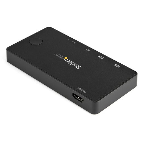 2 PORT USB C KVM SWITCH 4K USB C HDMI DESKTOP MINI KVM SWITCH
