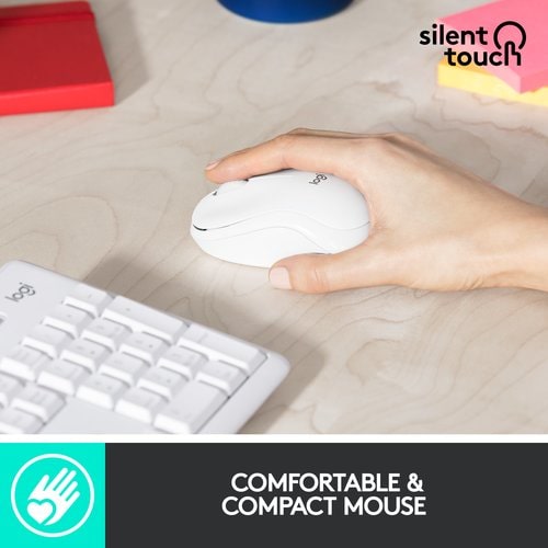 MK295 SILENT WL KEYBOARD MOUSE COMBO OFF-WHITE