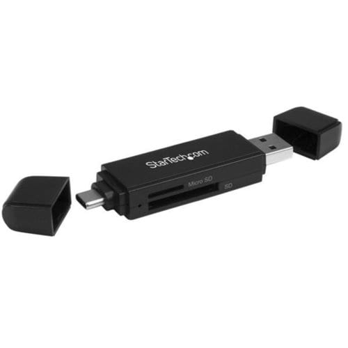 USB C CARD READER MULTI CARD FLASH MEMORY SD MICROSD READER