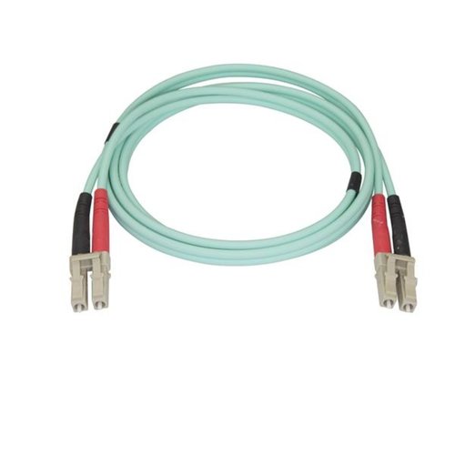 1M MULTIMODE FIBER OPTIC CABLE OM3 LC/LC 50/125 LSZH FIBER CABLE