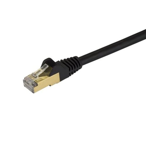 15FT BLACK CAT6A ETHERNET CABLE SNAGLESS RJ45 UTP PATCH CABLE CORD