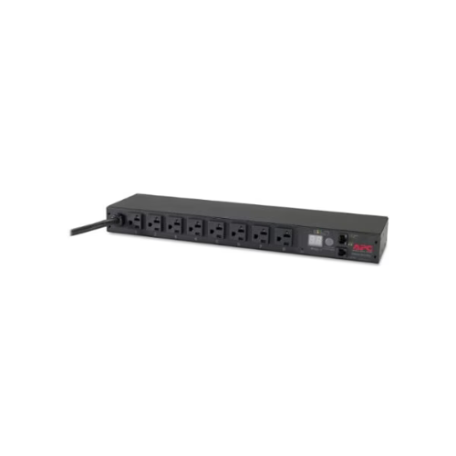 APC AP7801B — Switched Rack PDU (1U, 208–240 V, 16 A, 8 Outlets)