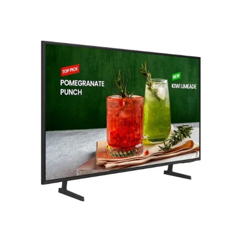 Samsung BE55D-H 55" UHD 4K HDR Commercial TV – Tizen OS, HDR10+, Crystal UHD Processor, Slim Design