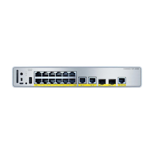 Cisco Catalyst C9200CX-12T-2X2G-E — Compact 12-Port Access Switch (1G with 1G/10G SFP Uplinks)