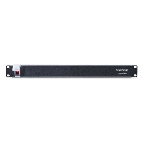 CyberPower CPS1215RM Power Distribution Unit (PDU) – 1U Rackmount, 15A, 120V, Black