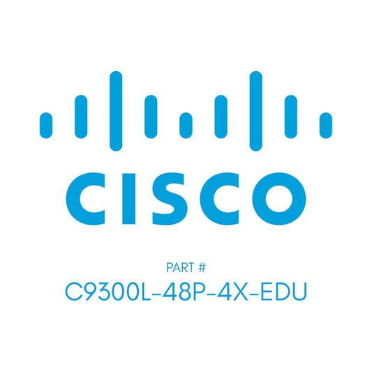 Cisco C9300L-48P-4X-EDU Catalyst 9300l 48p Poe 4x10g Uplink K12