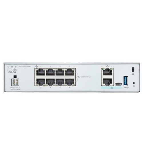 Cisco FPR1010-ASA-K9 Firepower 1010 Security Appliance | 8-Port Gigabit Ethernet Firewall