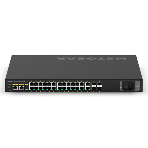 Netgear AV Line GSM4230PX-100NAS | 24-Port Gigabit Managed Switch for Professional AV Networks