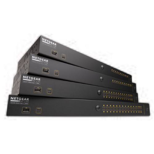 Netgear AV Line GSM4230PX-100NAS | 24-Port Gigabit Managed Switch for Professional AV Networks