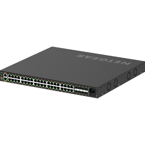 NETGEAR AV Line M4250 — GSM4248PX-100NAS (40×1G PoE+ + 8×10G SFP+)