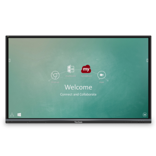 ViewSonic IFP8650-E1 86" 4K UHD Interactive Display – 20-Point Touch, Android 11, Wi-Fi Adapter & Wall Mount