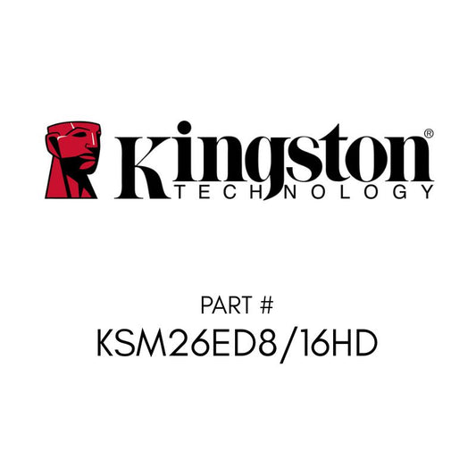 Kingston KSM26ED8/16HD 16gb 2666mhz Ddr4 Ecc Cl19 Dimm 2rx8 Hynix D