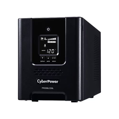 CyberPower PR2200LCDSL Smart App Sinewave UPS – 2200VA/1980W Line-Interactive Power Protection with LCD Display