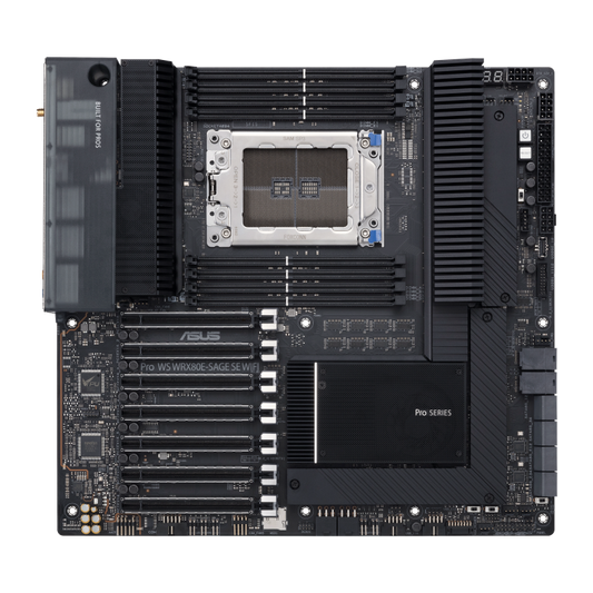 ASUS PRO WS WRX80E-SAGE SE WIFI-SI PRO WS WRX80E-SAGE SE WIFI SI W/O HYPER CARD SDVD DISC BULK 3PK