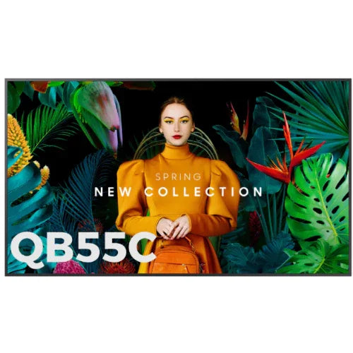 Samsung QB55C | 55" 4K UHD Commercial Signage Display with Tizen OS & HDR