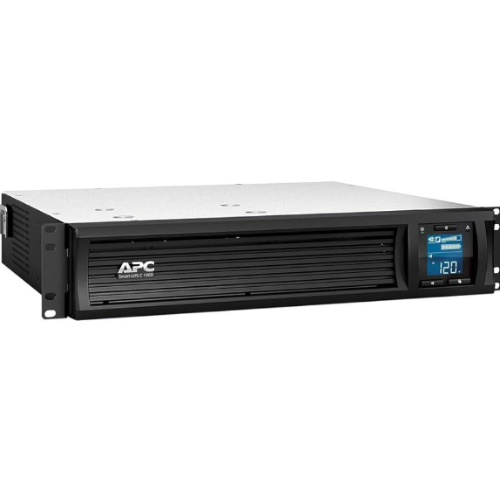 APC SMC1000-2UC Smart-UPS 1000VA Rackmount UPS – SmartConnect, Line-Interactive, Sinewave Output, AVR, 120V
