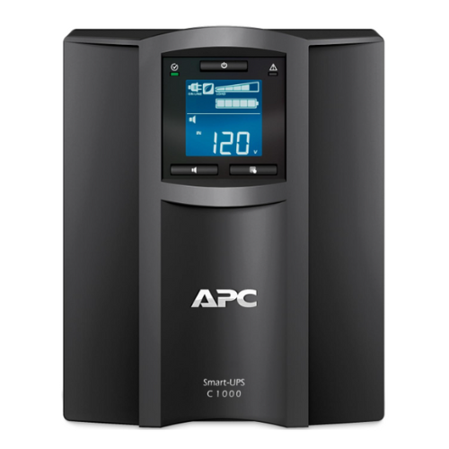 APC SMC1000C Smart-UPS 1000VA/600W UPS – Pure Sinewave, 8 Outlets, SmartConnect, Tower/Rackmount