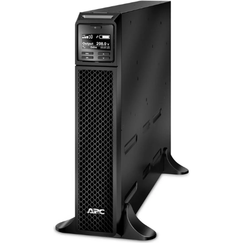 APC SRT3000XLT Smart-UPS On-Line 3000VA/2700W UPS – 208V Input/Output, Rackmount, RJ-45 Serial & SmartSlot Interface