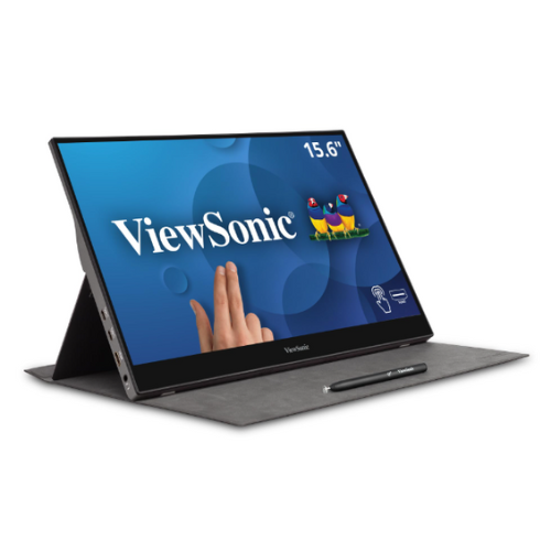 ViewSonic TD1655 | 15.6″ Full HD IPS Touch Portable Monitor, 60 Hz Refresh Rate