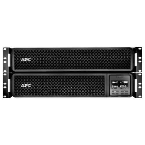 APC SRT3000RMXLT-5KTF Smart-UPS On-Line 3000VA 120V Rack/Tower – Double Conversion, LCD Display, Extended Runtime, Network Management