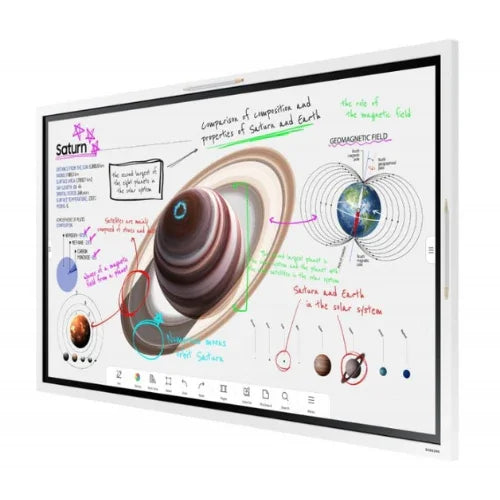 Samsung WM55B Flip Pro | 55" 4K UHD Interactive Display with 20-Point Touch & Tizen OS