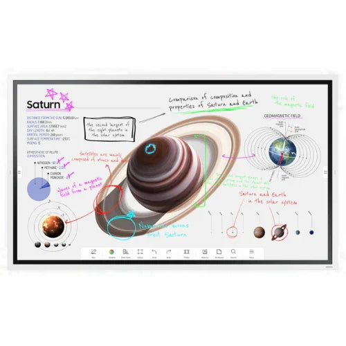 Samsung Flip Pro WM65B | 65" 4K UHD Interactive Display with Tizen OS & 20-Point Touch