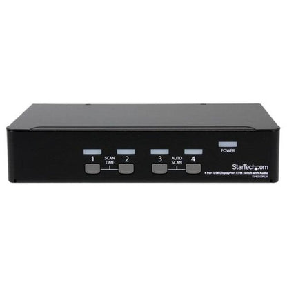 4 PORT DISPLAYPORT KVM SWITCH USB AUDIO DP RACKMOUNT KVM SWITCH