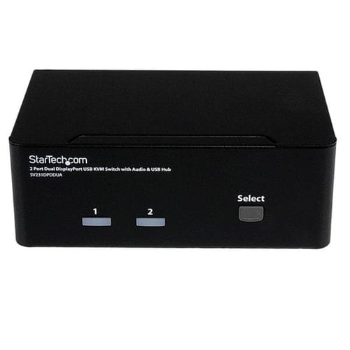 2 PORT DUAL MONITOR DISPLAYPORT KVM SWITCH TWO DISPLAYS DP KVM
