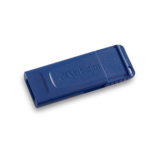 4GB FLASH DRIVE USB 2.0 RETRACTABLE BLUE 97087