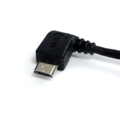 LEFT ANGLE MICRO USB CABLE 6FT ANGLED MICRO USB CHARGING CABLE