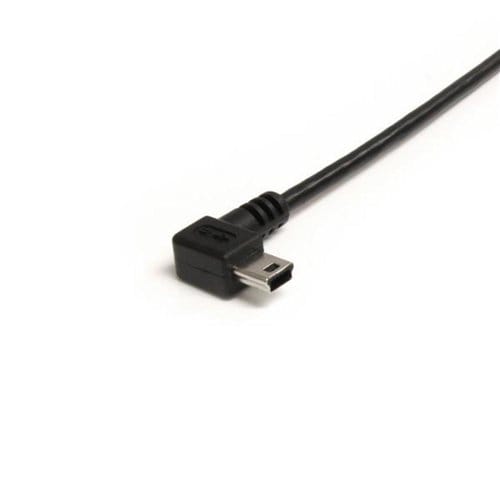 3FT RIGHT ANGLE MINI USB CABLE USB 2.0 A TO MINI B CHARGING CORD