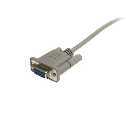 25FT SERIAL NULL MODEM CABLE DB9 F/F CROSS WIRED