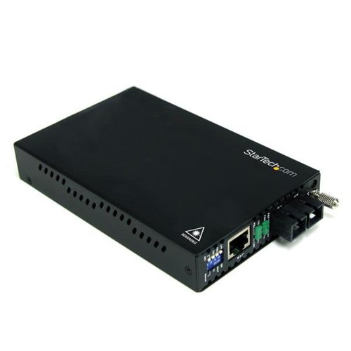 10/100 FIBER MEDIA CONVERTER SC FAST FIBER TO ETHERNET CONVERTER SM