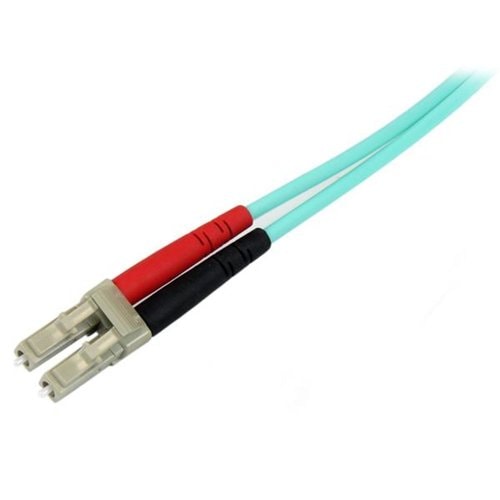 1M MULTIMODE FIBER OPTIC CABLE OM3 LC/LC 50/125 LSZH FIBER CABLE