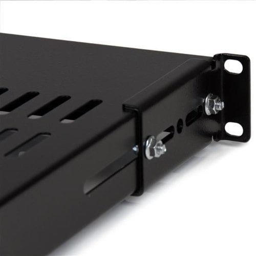 1U SERVER RACK SHELF UNIVERSAL ADJUSTABLE VENTED RACK MOUNT SHELF
