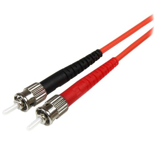 5M MULTIMODE FIBER OPTIC CABLE OM2 LC/ST 50/125 LSZH FIBER CABLE
