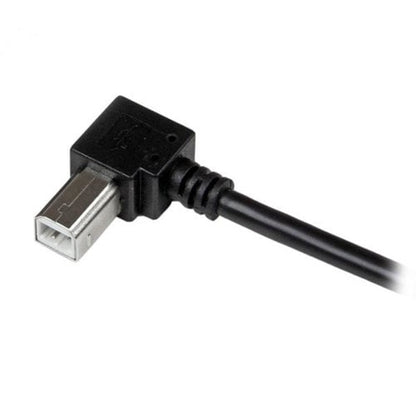 RIGHT ANGLE USB A TO B CABLE 6FT USB 2.0 PRINTER CABLE CORD