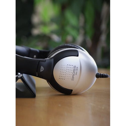 UR29 08 OVER EAR HEAD SET 3.5MM 8FT VOL LEATHERETTE COLLAPSIBLE