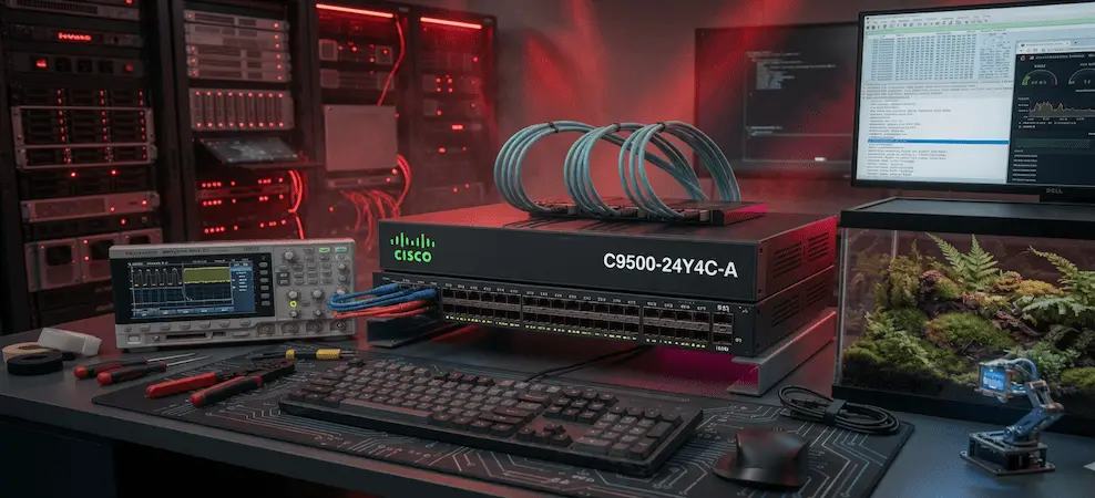 Cisco Catalyst C9500‑24Y4C‑A Managed L2/L3 1U Network Switch