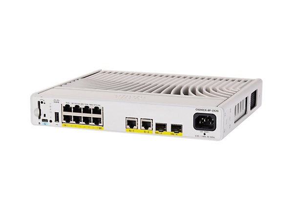 Cisco C9200CX-8P-2X2G-A 8-Port Network Switch