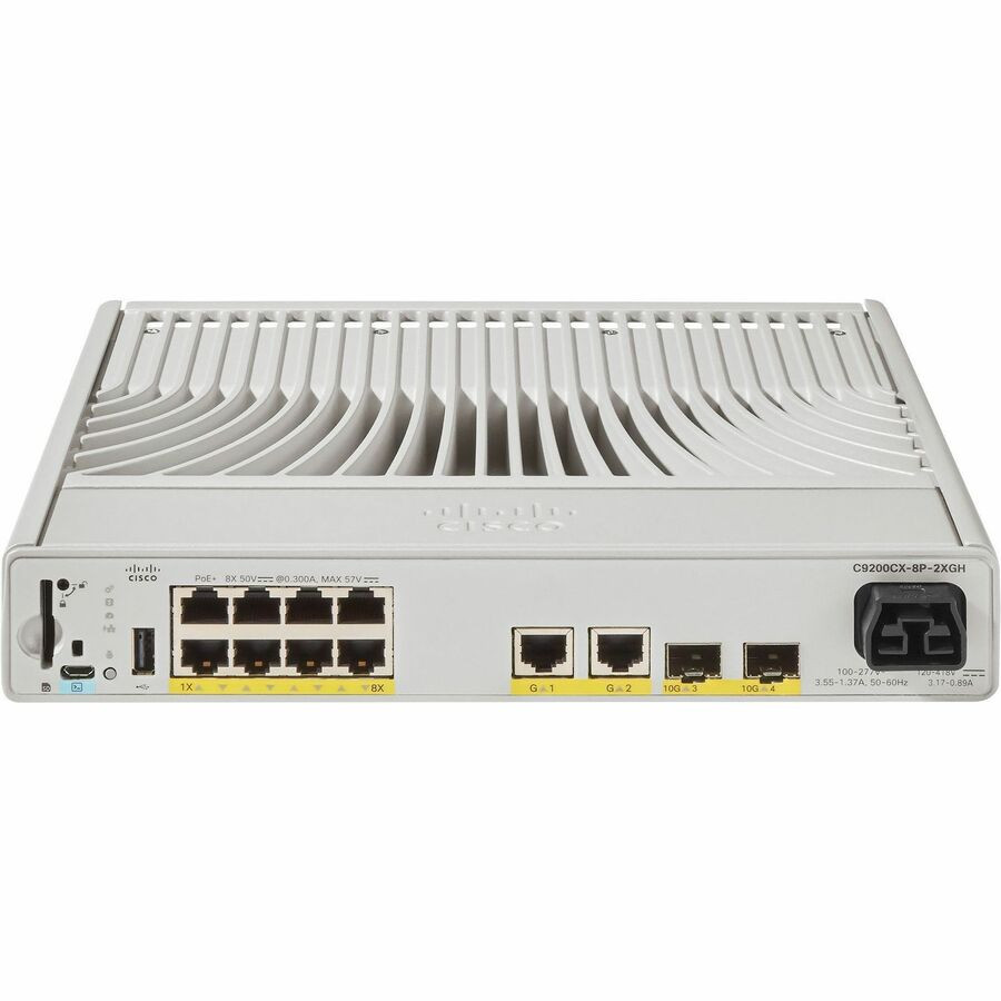 Cisco C9200CX-8P-2XGH-E 8-Port Network Switch