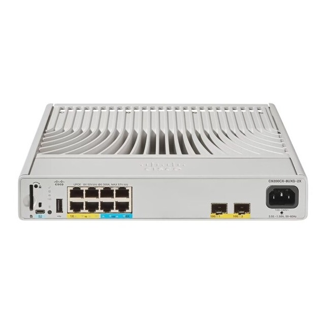 Cisco C9200CX-8UXG-2X-A 1-Port Network Switch