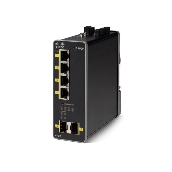 Cisco IE-1000-4P2S-LM 4-Port Gigabit Network Switch