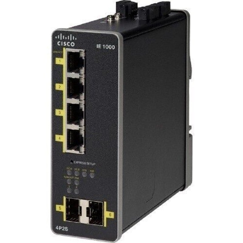 Cisco IE-1000-8P2S-LM 8-Port Gigabit Network Switch