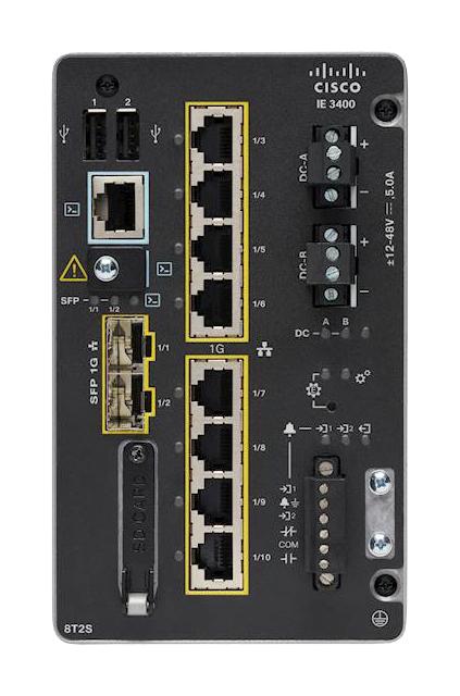 Cisco IE-3400-8P2S-E 8-Port Network Switch Cisco IE-3400-8P2S-E 8-Port Network Switch