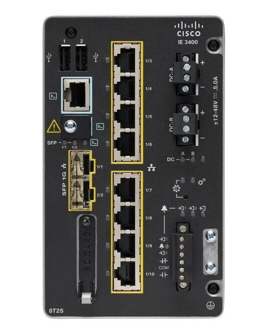Cisco IE-3400-8T2S-A 8-Port Gigabit Network Switch Cisco IE-3400-8T2S-A 8-Port Gigabit Network Switch