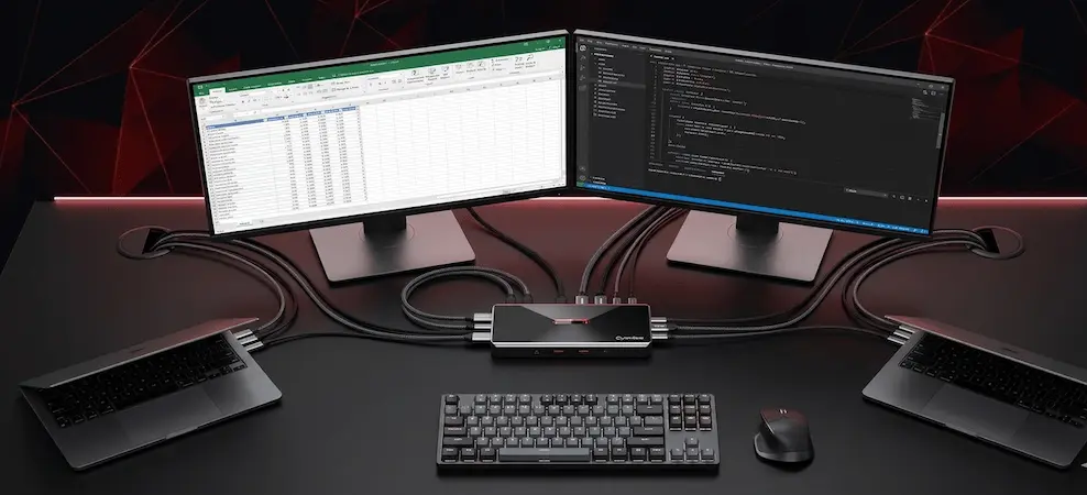 KVM Switch Dual Monitor Setup | 2 Computers, 2 Monitors | ITD Bay
